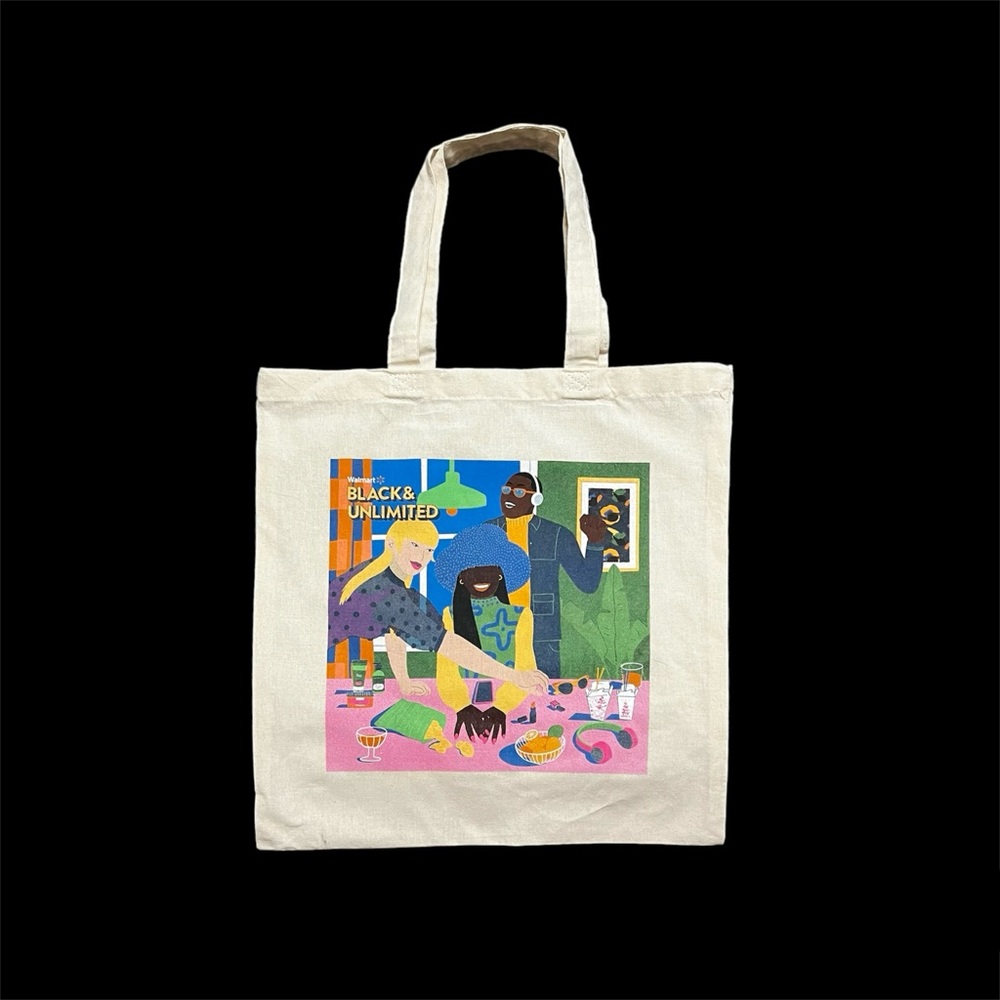 Walmart Black & Unlimited Tote Bag